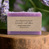 Kraft Paper Style Minimalistisch Soap Band