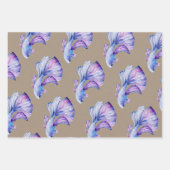 Kraft Paper Watercolor Crown Schwanz Betta Fish Geschenkpapier Set (Vorderseite 2)
