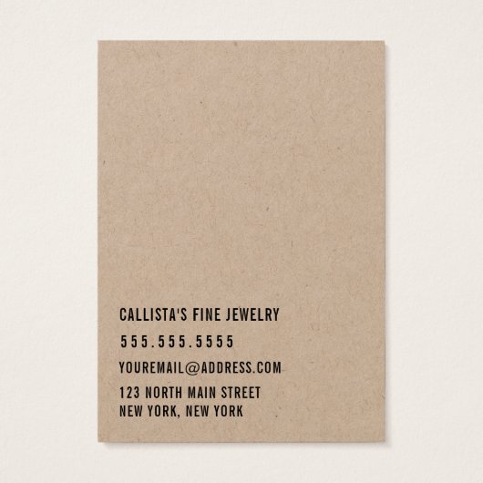 Kraft-Papier-Kurven-Multierring-Anzeigetafel (Rückseite)