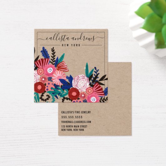 Kraft-Pink-Bläschen-Ohrring-Display-Karte (Schreibtisch)