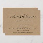 Kraft-Probe-Dinner Einladung (Vorne/Hinten)