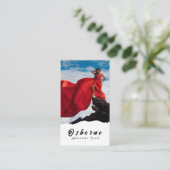 Kraft Rocky Mountain Adventure Guide Business Card Visitenkarte (Stehend Vorderseite)