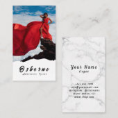 Kraft Rocky Mountain Adventure Guide Business Card Visitenkarte (Vorne/Hinten)