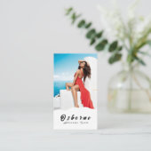 Kraft Rocky Mountain Adventure Guide Business Card Visitenkarte (Stehend Vorderseite)