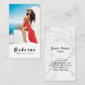 Kraft Rocky Mountain Adventure Guide Business Card Visitenkarte (Vorne/Hinten)