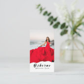 Kraft Rocky Mountain Adventure Guide Business Card Visitenkarte (Stehend Vorderseite)