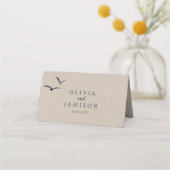 Kraft Rocky Mountain Hochzeit in Urlaubsort Platzkarte (Rückseite)