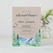 Kraft Rocky Mountain Probe Dinner Einladung (Stehend Vorderseite)