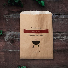 Kraft & Rustikale GRILLEN Party Geburtstag Geschenktütchen
