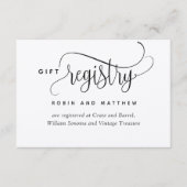 Kraft, rustikale Hochzeitskarte Begleitkarte (Vorderseite)