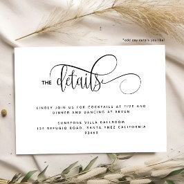 Kraft-, rustikale Hochzeitskarte Begleitkarte