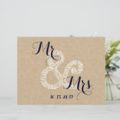 Kraft Sonnenblumen Braut Hochzeitsprogramm Flyer (Stehend Vorderseite)