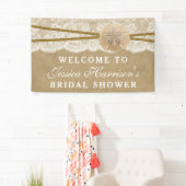 Kraft-, Spitz- und SandDollar Beach Brautparty Banner (Insitu)