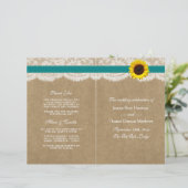 Kraft-, Spitzen- und Sonnenblumen-Kollektion - Aqu (Stehend Vorderseite)