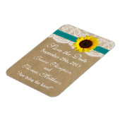 Kraft-, Spitzen- und Sonnenblumen-Kollektion - Aqu Magnet (Linke Seite)