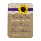 Kraft-, Spitzen- und Sonnenblumen-Kollektion - Lil Magnet (Vertikal)