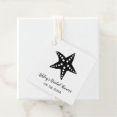Kraft Starfish Brautparty Gift Favor Tag Geschenkanhänger (Beispiel)