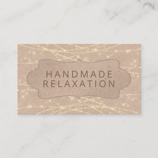 Kraft String Lights Wellness-Center Bath Sohle But Visitenkarte (Vorderseite)