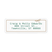 Kraft String-Rücksendeadresse (Vorne)