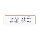 Kraft String-Rücksendeadresse (Vorne)