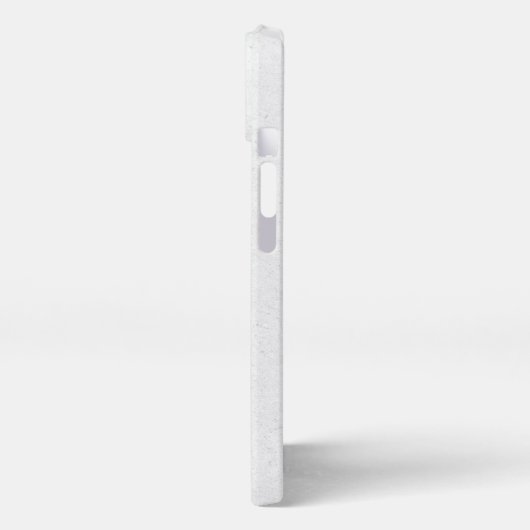 Kraft Style Business Custom Logo & Text Rustikal iPhone Hülle (Linke Seite)