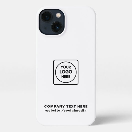 Kraft Style Custom Business Logo iphone case Hülle (Rückseite)