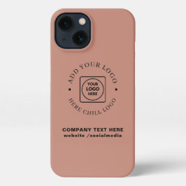 Kraft Style Custom Business Logo iphone case 13 Hülle