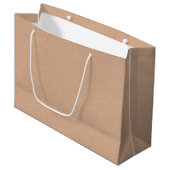 Kraft Style Große Geschenktüte Charmante Geschenkv (Vorderseite Schrägansicht)