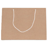 Kraft Style Large Gift Bag Charming Gift Packaging Große Geschenktüte (Vorderseite)