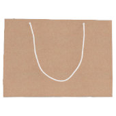 Kraft Style Large Gift Bag Charming Gift Packaging Große Geschenktüte (Rückseite)