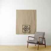 Kraft Table Runner Banner Business Logo Events Wandteppich (Beispiel)