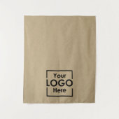 Kraft Table Runner Banner Business Logo Events Wandteppich (Vorderseite)