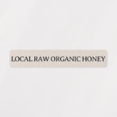 Kraft Tamper-offensichtlich Siegel Honey Jar Secur Etiketten (Design 1)