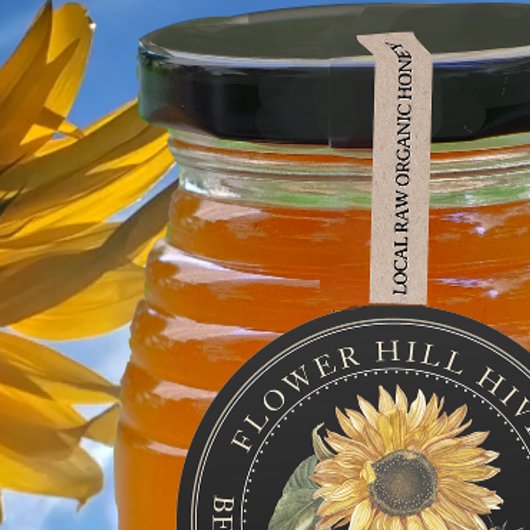 Kraft Tamper-offensichtlich Siegel Honey Jar Secur Etiketten