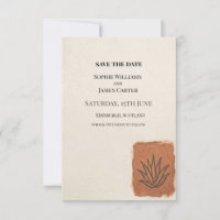 Kraft Terrakotta Hochzeit