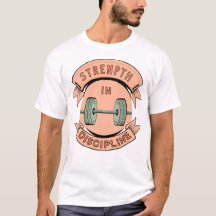 Kraft- und Disziplin-Turnhalle Workout T-Shirt