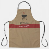 Kraft- und Rustikale GRILLEN Schürze (Vorderseite)