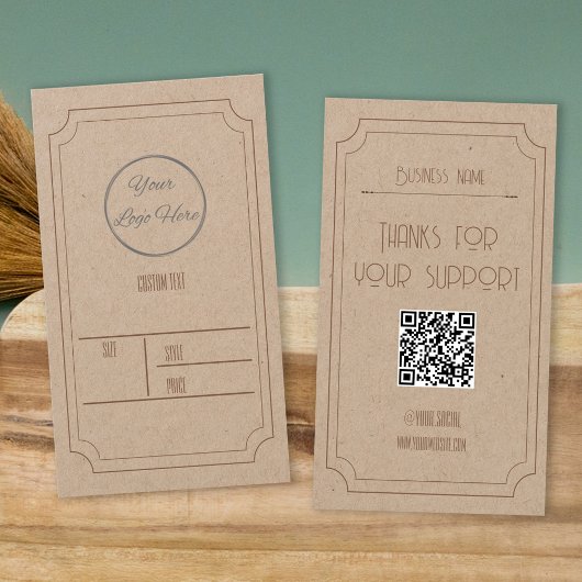 Kraft Vintag mit Logo-Boutique Preis