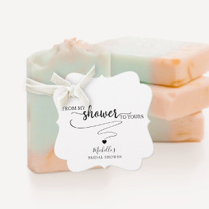 Kraft, Von meiner Dusche zu deiner, modern Geschenkanhänger