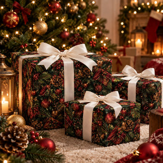Kraft-Weihnacht Geschenkverpackung Papier Muster Geschenkpapier