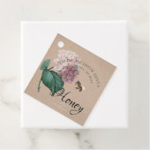 Kraft Wildblume Honey mit realistischer Biene Geschenkanhänger (Beispiel)