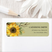 KRAFT YELLOW SUNFLOWER WASSERCOLOR-FLUSSADRESSE (Insitu)