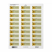 KRAFT YELLOW SUNFLOWER WASSERCOLOR-FLUSSADRESSE (Vorne)