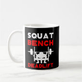 Kraftanhebende Sitzbank Deadlift Kaffeetasse (Links)