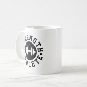 Kraftathlet Kaffeetasse (Vorderseite Links)