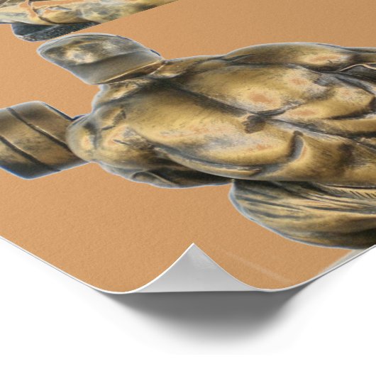 Kraftbauer Poster (Ecke)