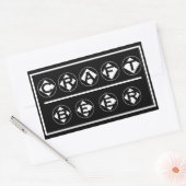 KRAFTBIER - Diamantzirkel Rechteckiger Aufkleber (Umschlag)