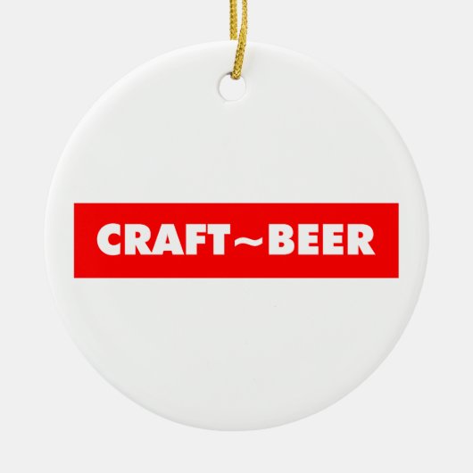 KRAFTBIER KERAMIK ORNAMENT (Vorne)