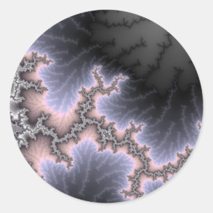 Kraftblitz Runder Aufkleber