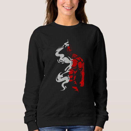 Kraftdreikampf-Training Fitness  1 Sweatshirt (Vorderseite)